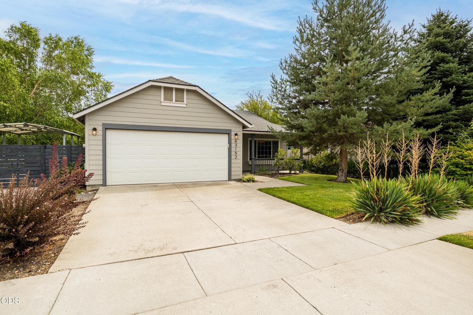 Spacious driveway with adjacent RV parking