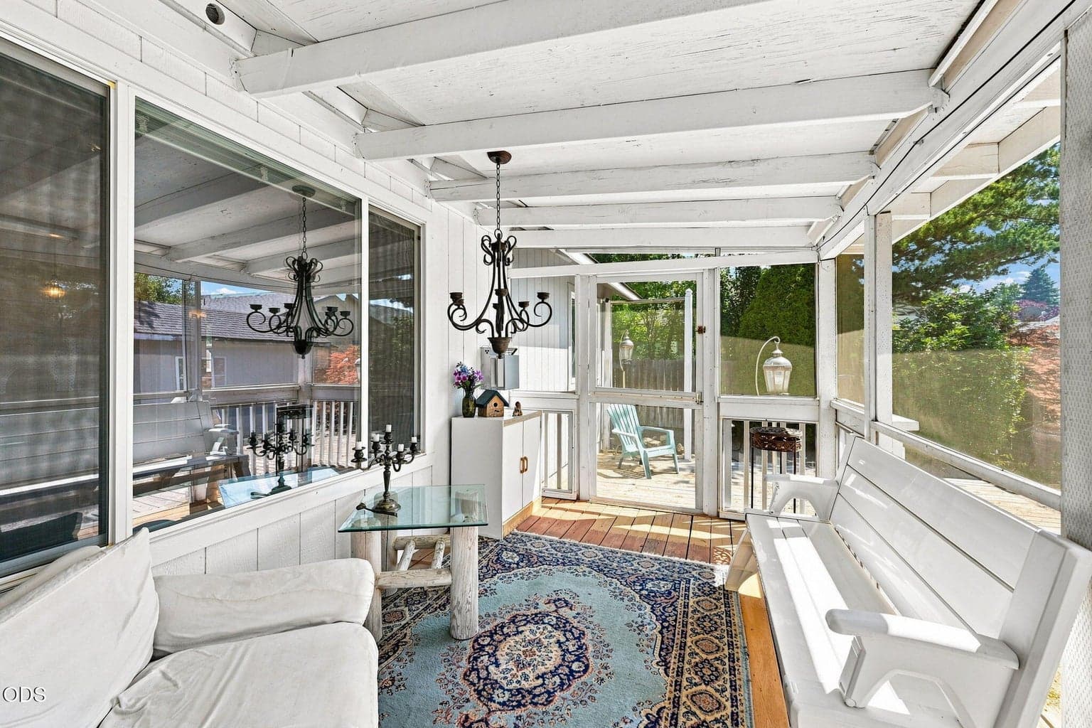 Covered Porch off of Dining area