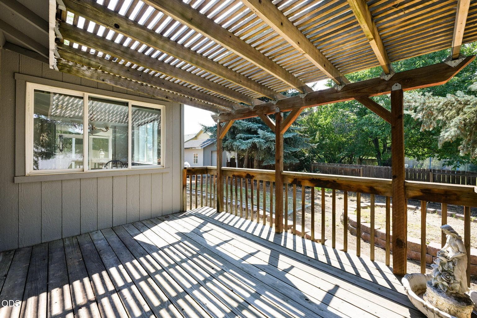 Covered Porch off of Primary Bedroom