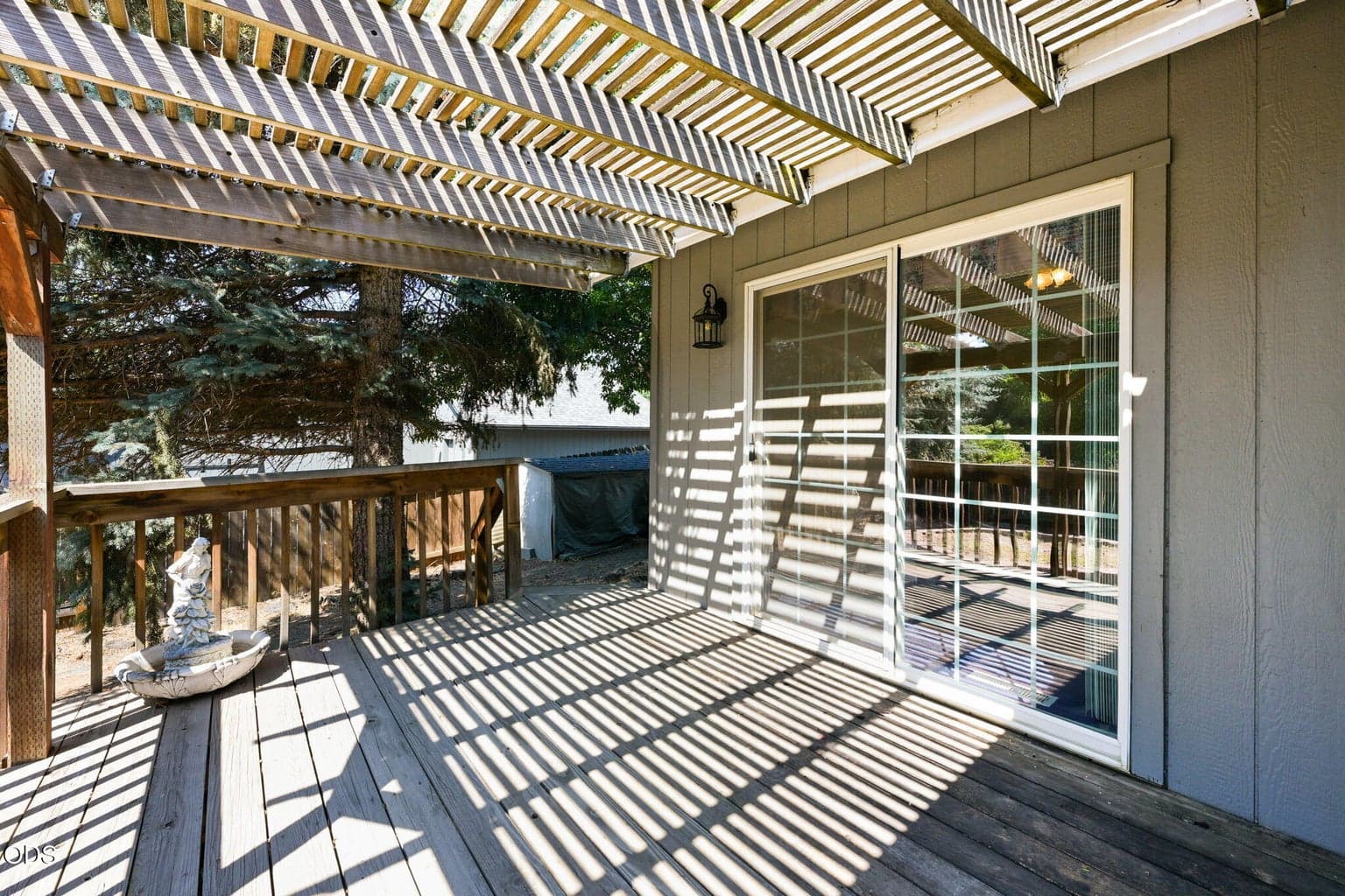 Covered Porch off of Primary Bedroom