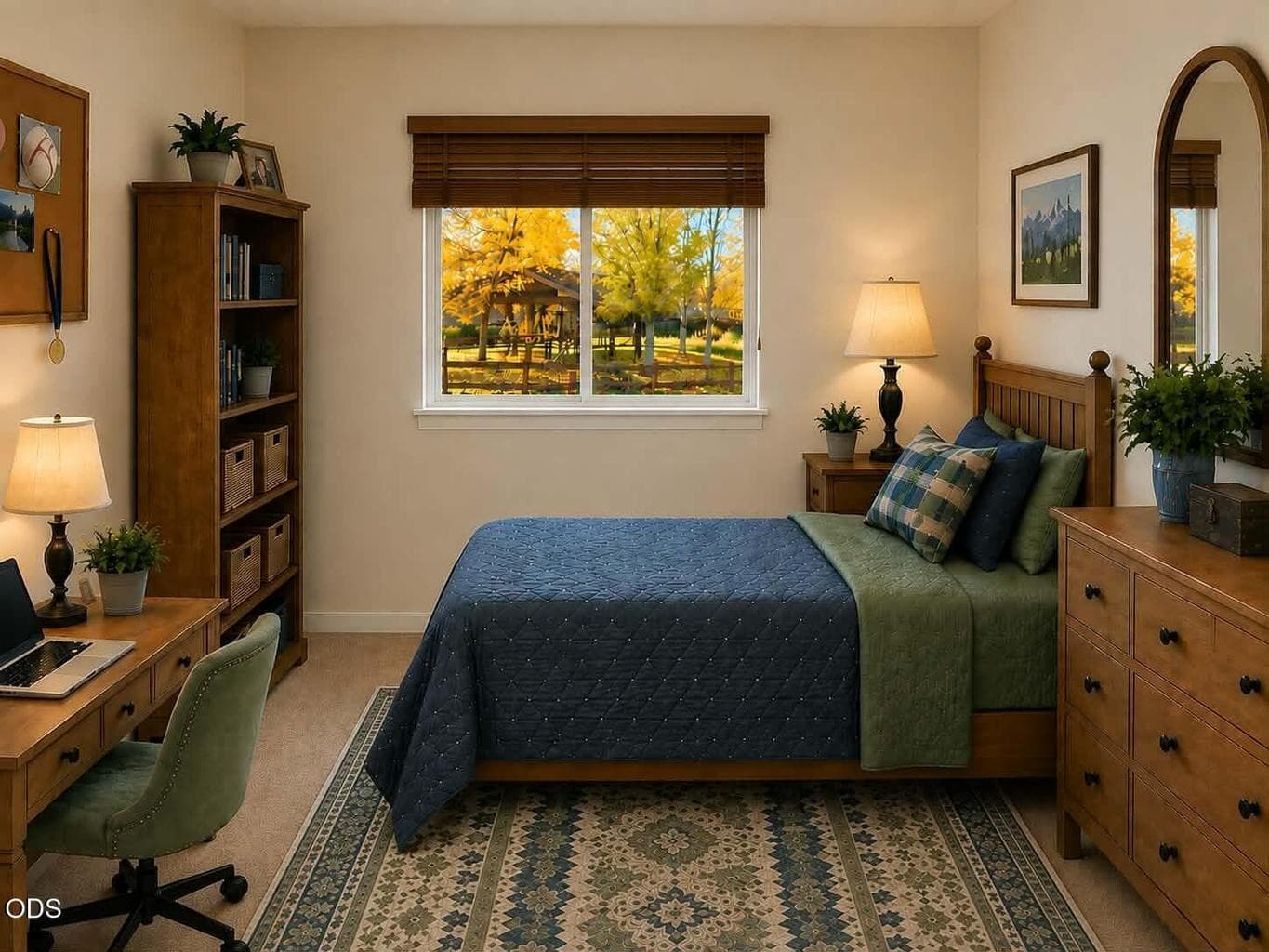 Virtual Staged Guest Room
