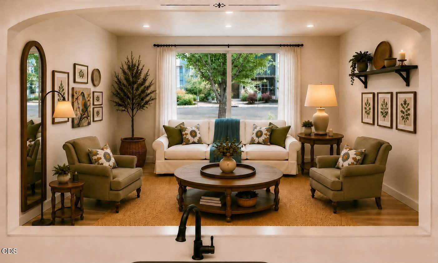 Virtual Staging Living Room