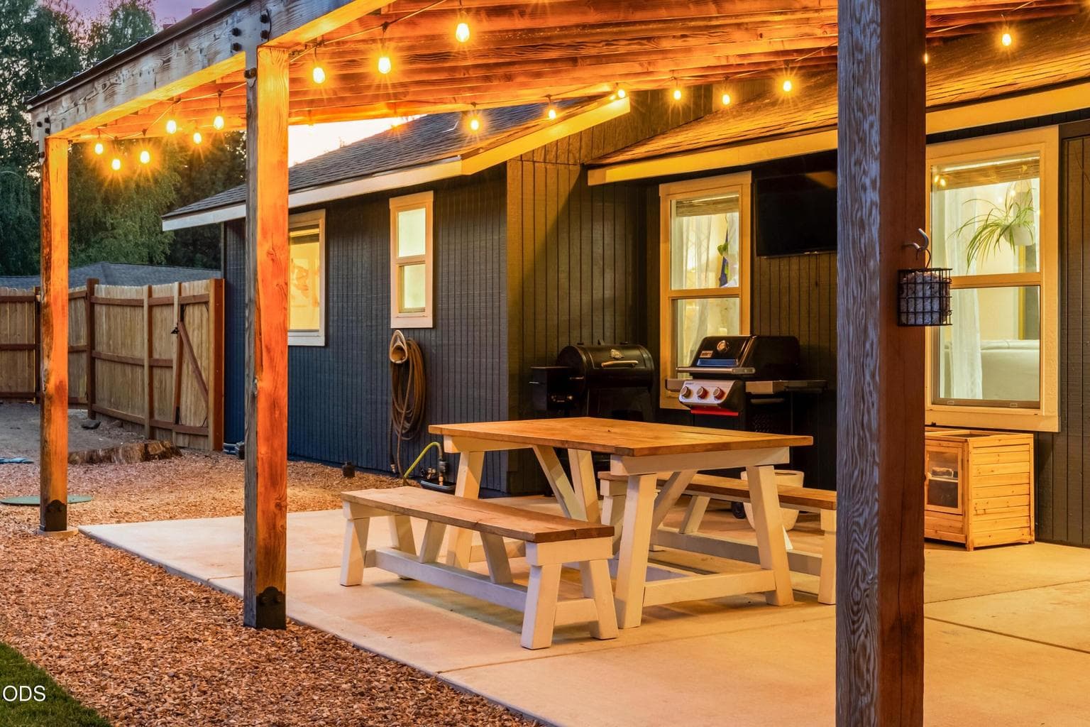 Covered Back yard patio