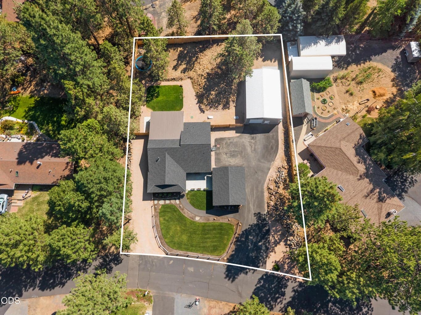 Flat .48 acre lot
