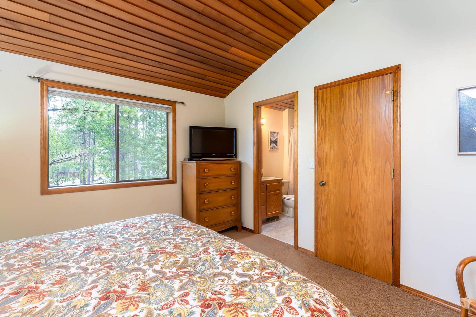 Bedroom 2 has jack & jill access to the upstairs guest bathroom