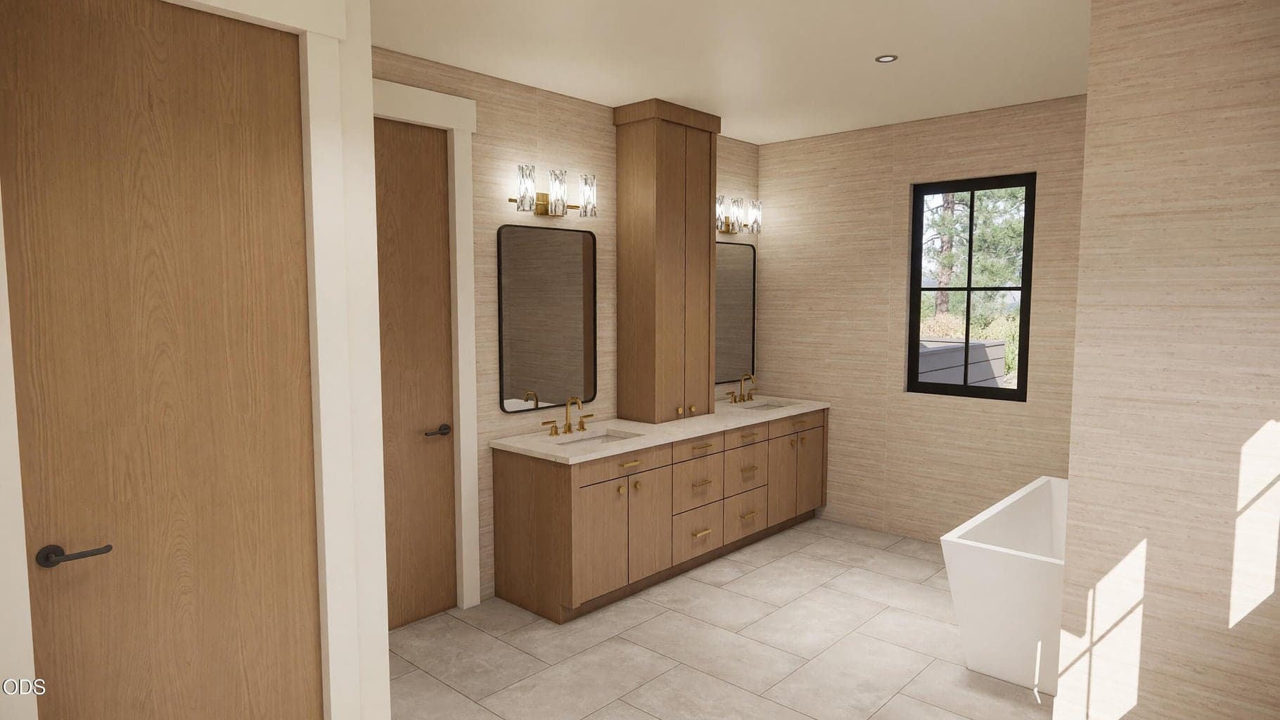 Artists Rendering, Primary Bathroom