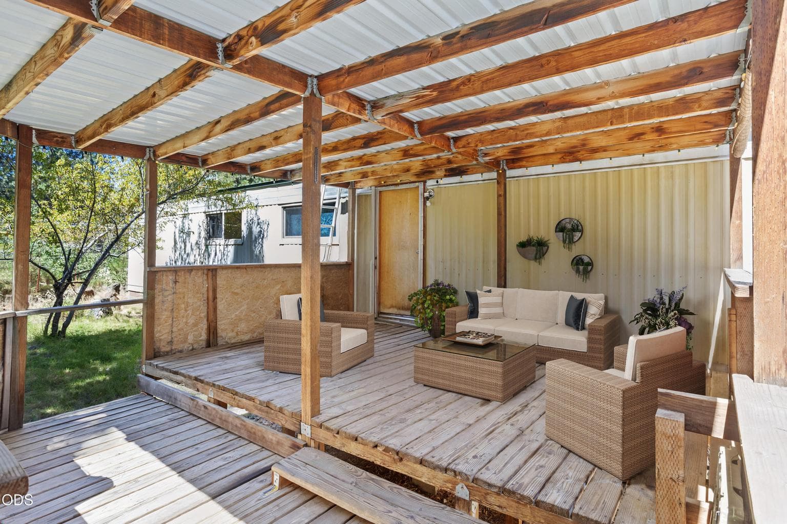 Large covered front porch