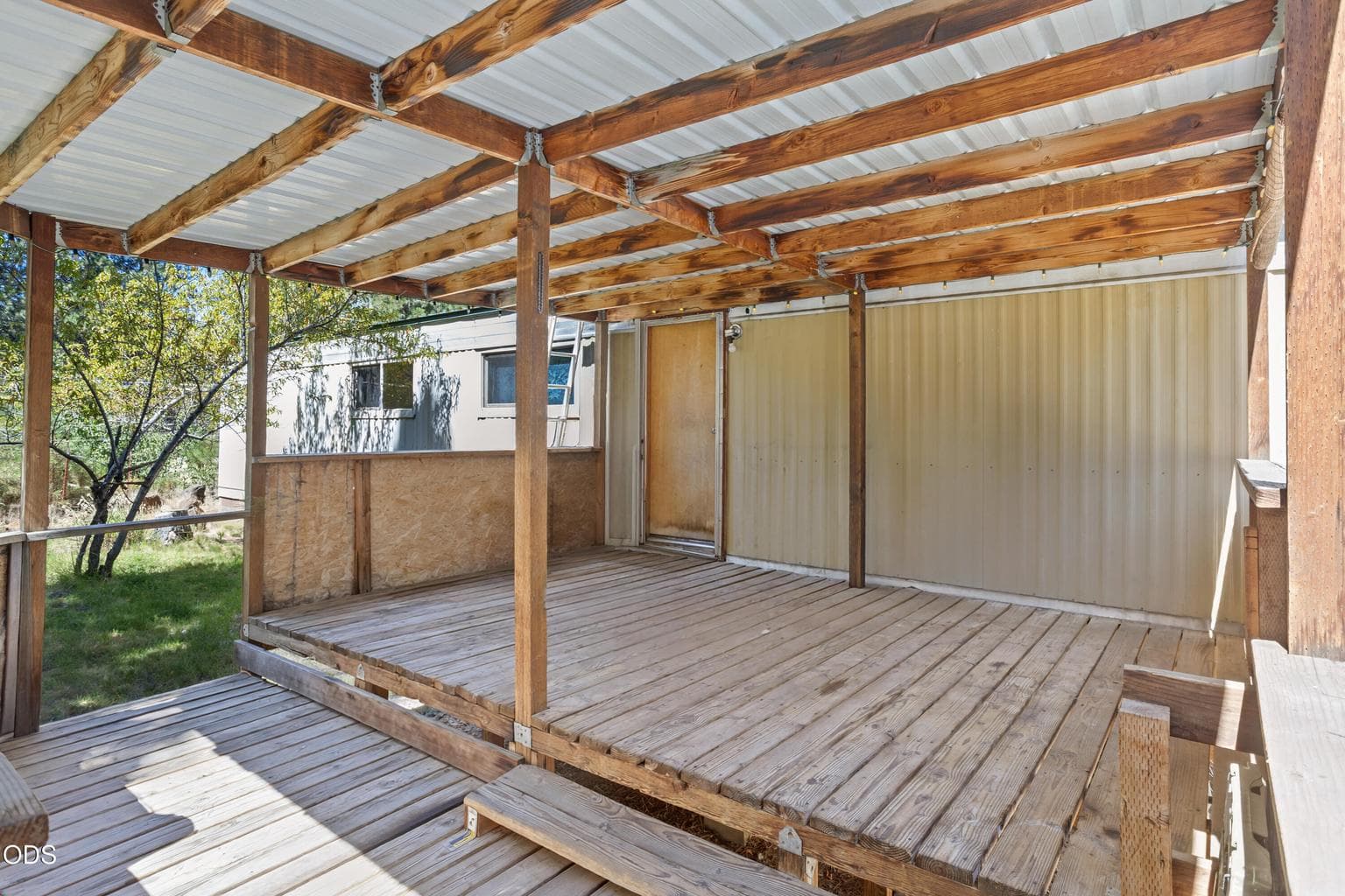 Large covered front porch