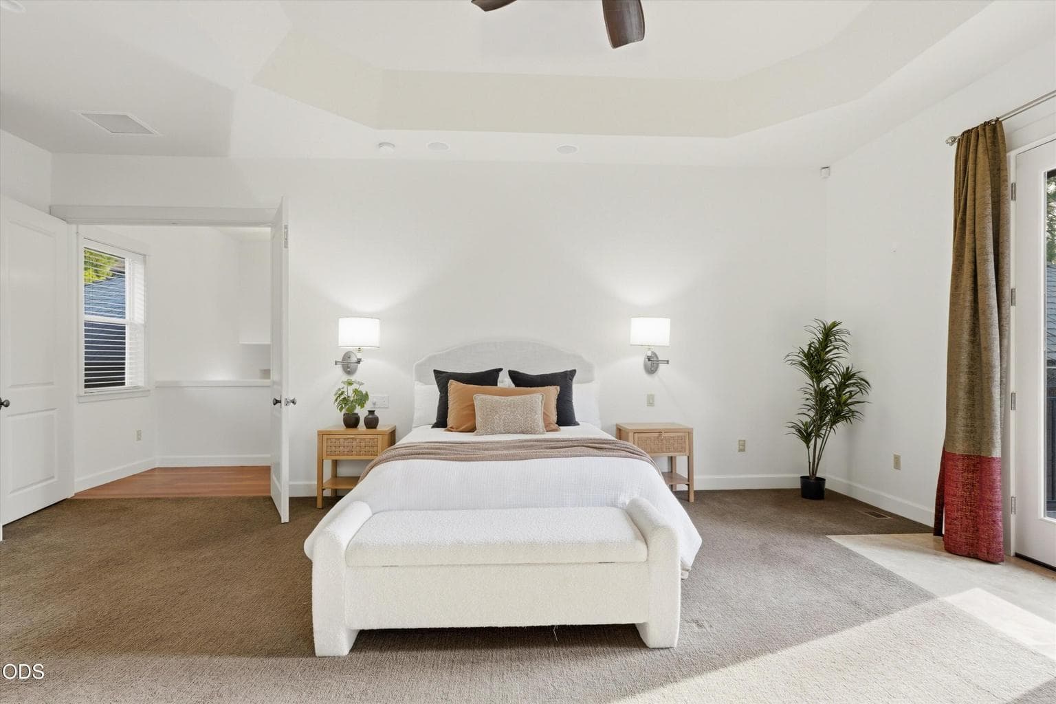 Large primary bedroom