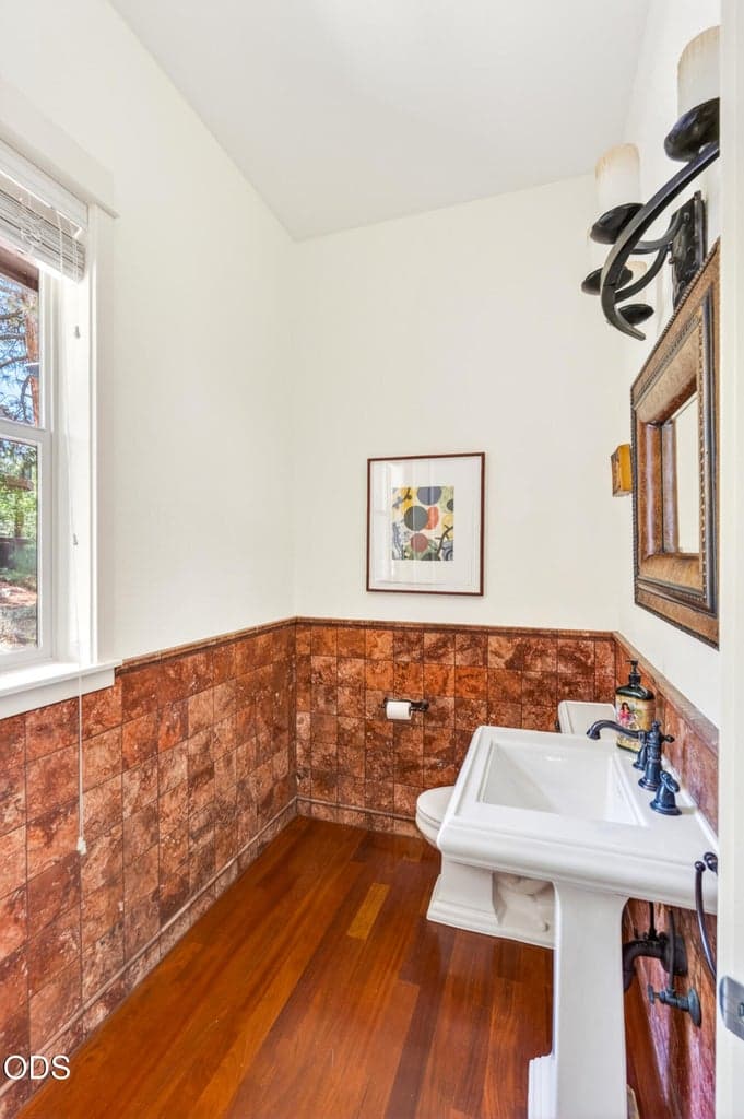 Half bath on main floor