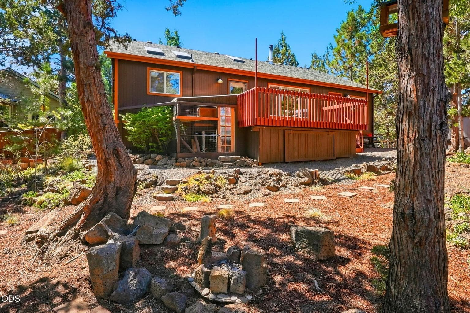 Extra storage under back deck