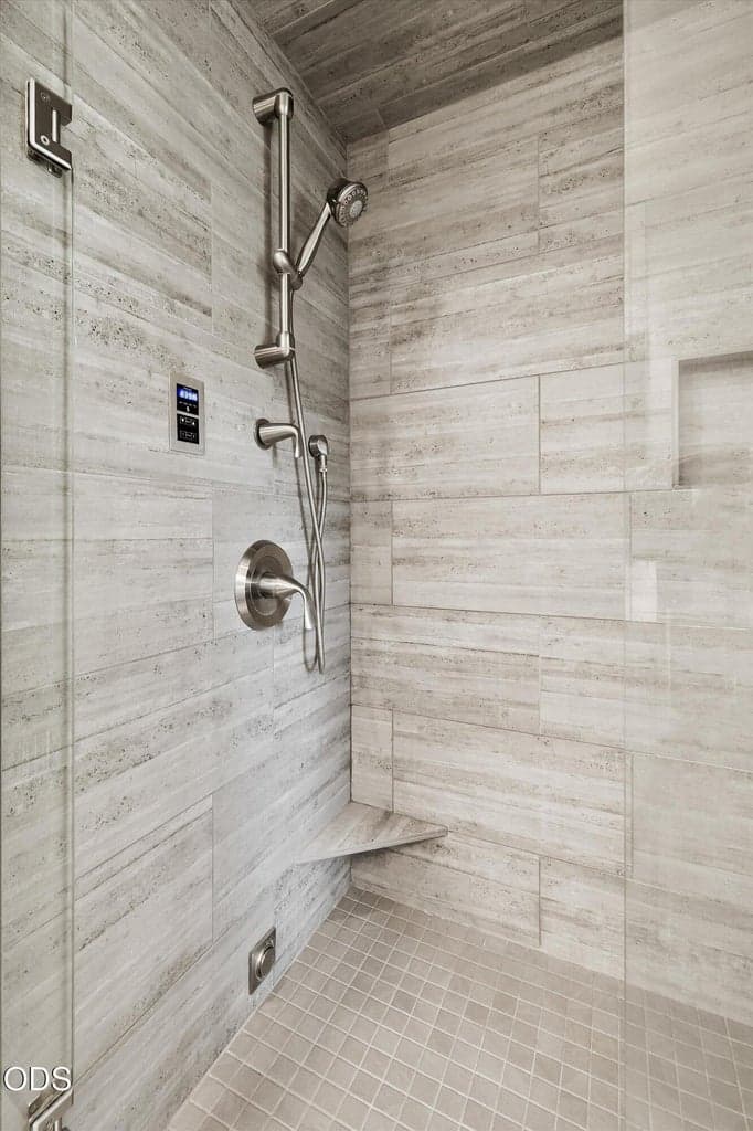 Steam shower for extra love in the morning.