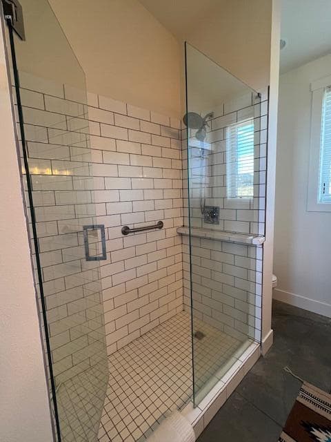 Tiled ADU shower