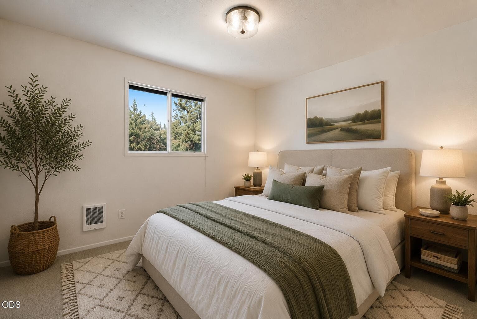 AI Staged Photo Bedroom #2