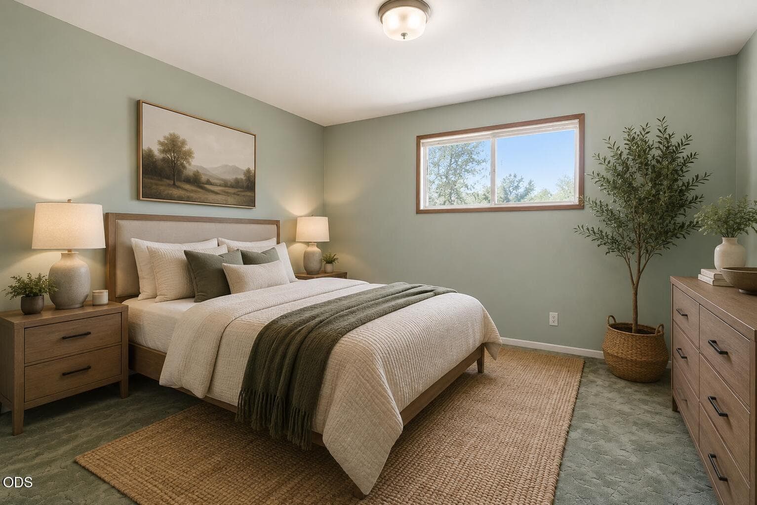 AI Staged Photo Bedroom #3