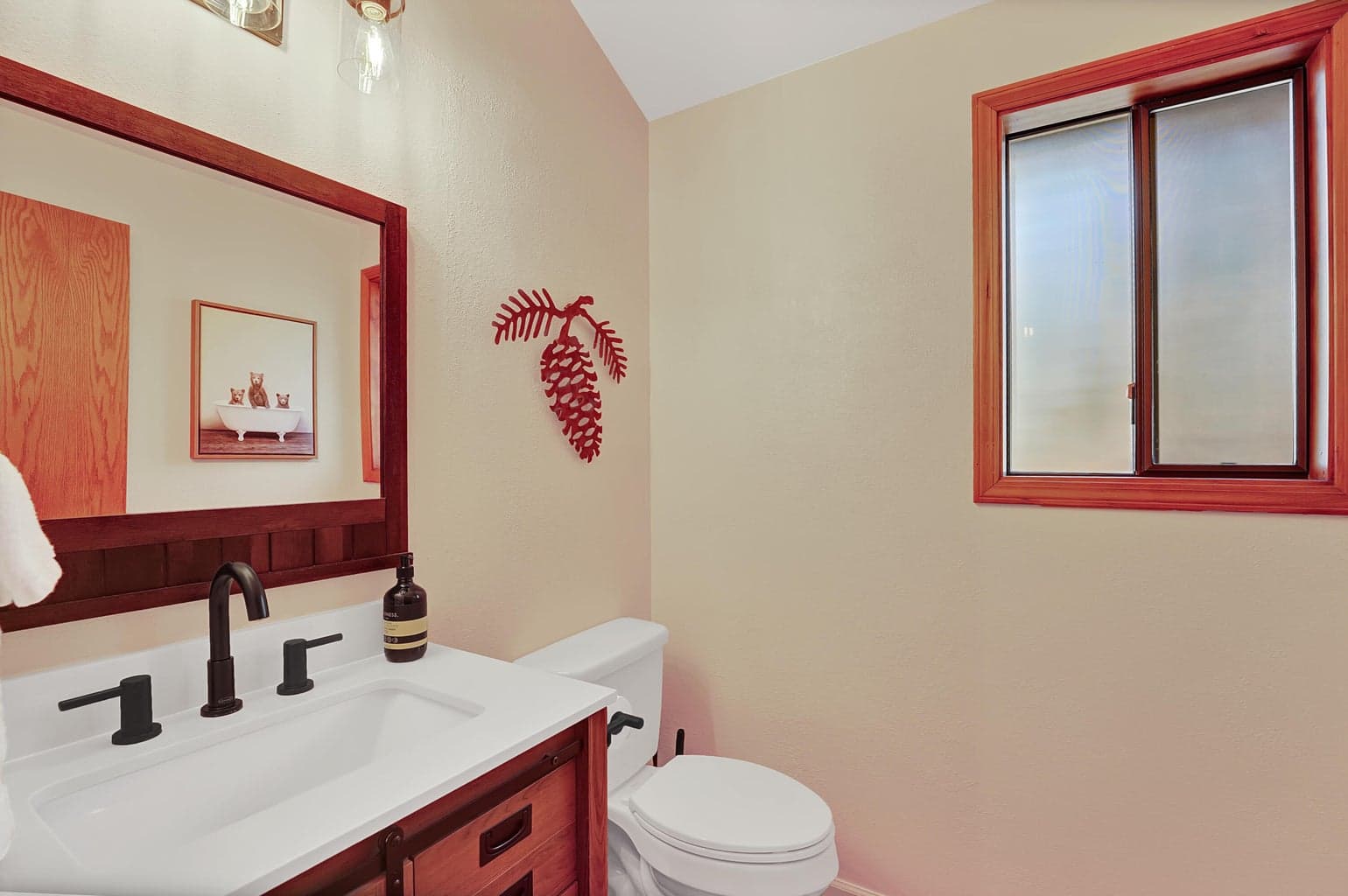 Upstairs Half Bath