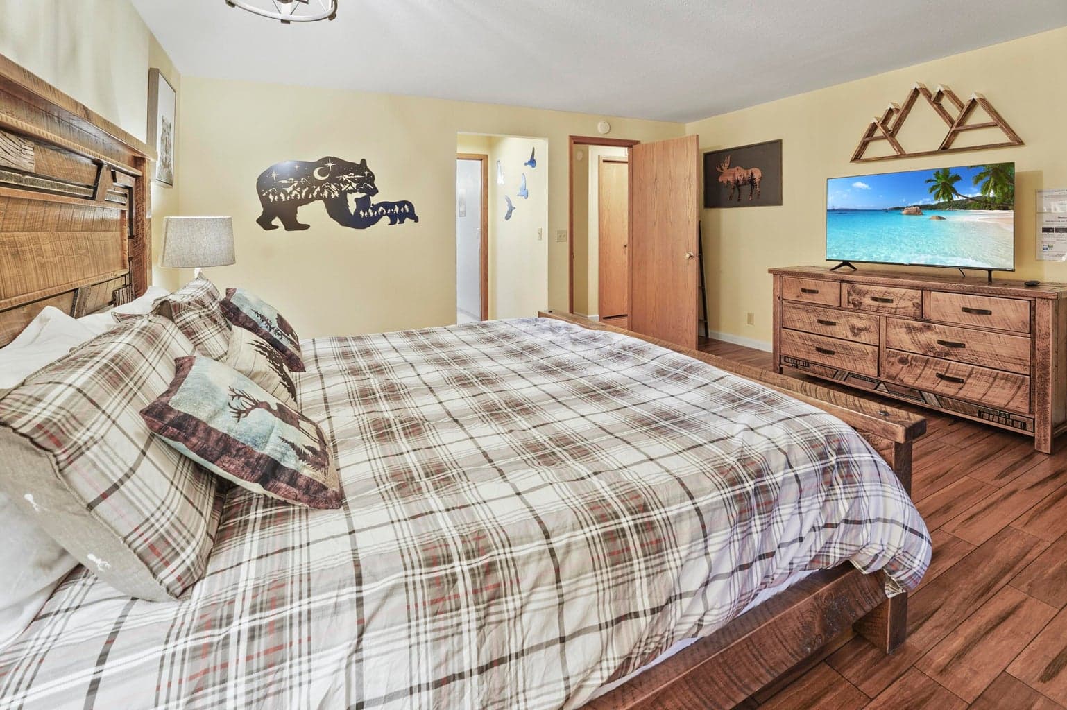 Master Bedroom with King Bed and Ensuite