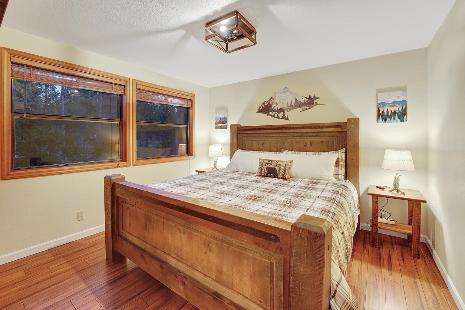 Downstairs King Bedroom – Peaceful & Bright