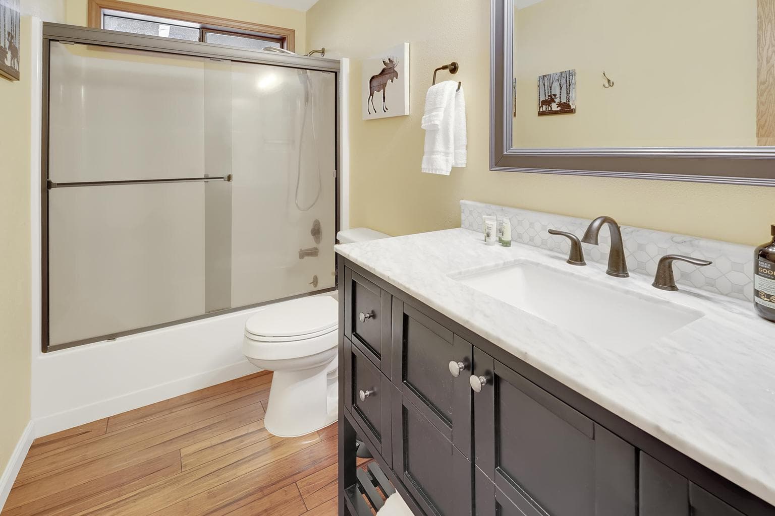 Downstairs Hall Bath – Tub/Shower Combo