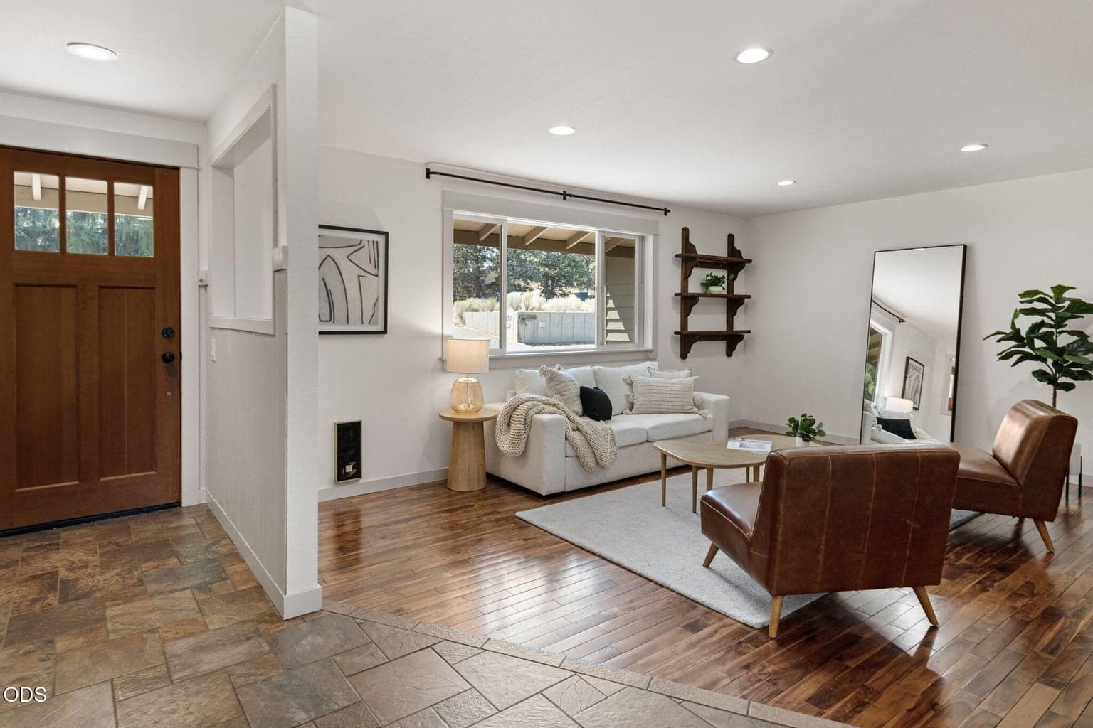Slate and Hardwood Flooring