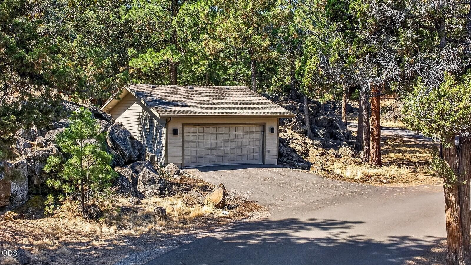 Detached two car garage