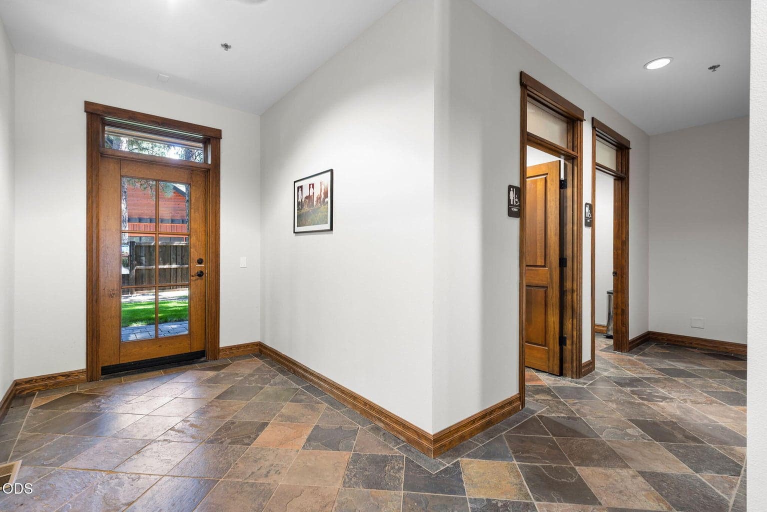 Rear hallway access / Hall to restrooms