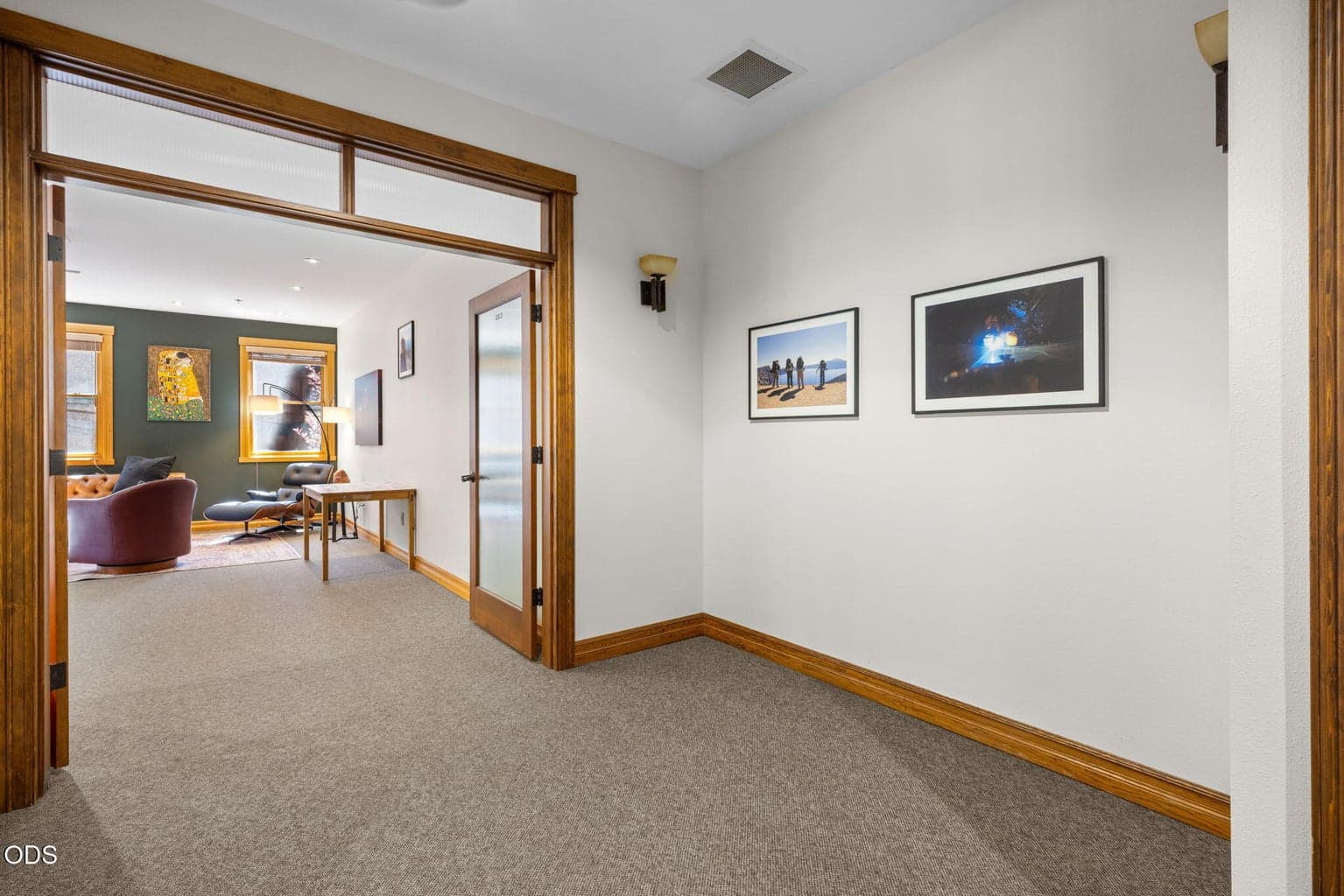 Hallway view of Suite 203