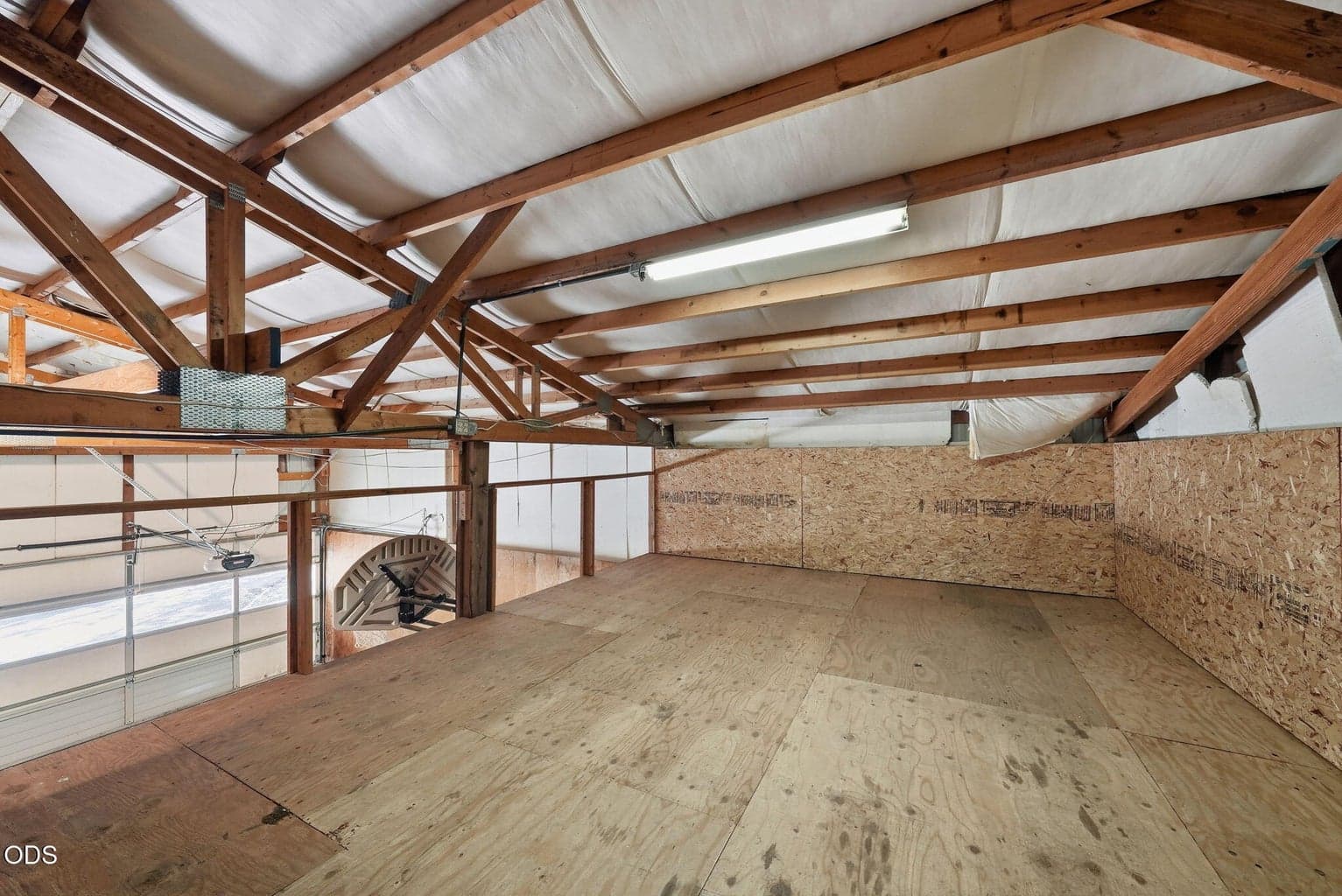 Loft area in shop
