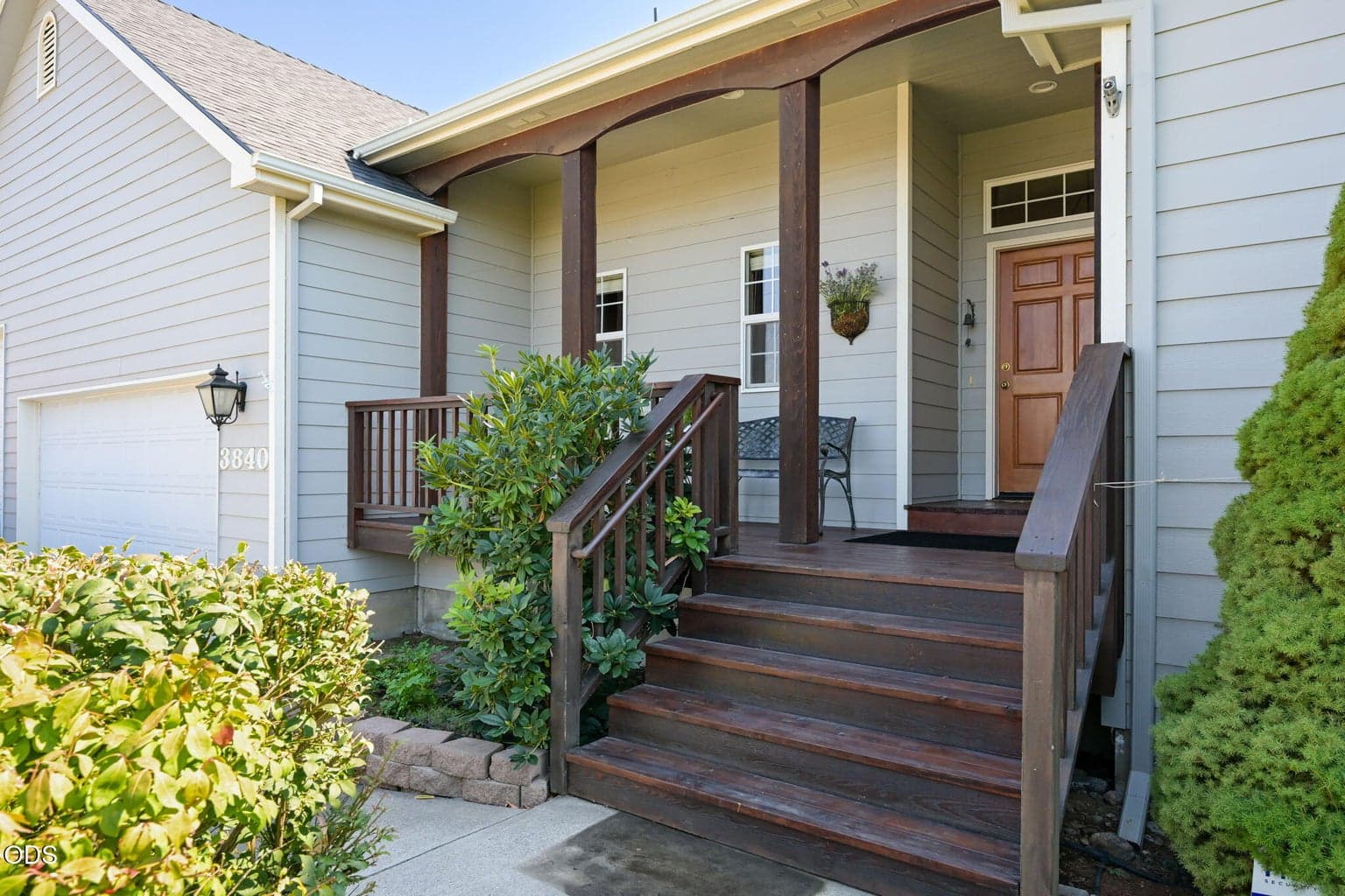 Welcoming entry porch