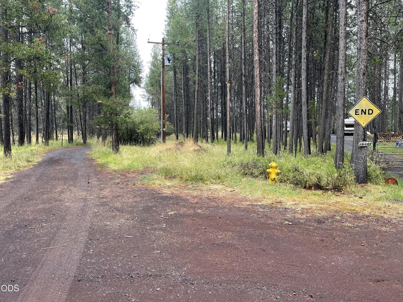 Beginning of Driveway onto property from Eclipse Dr.