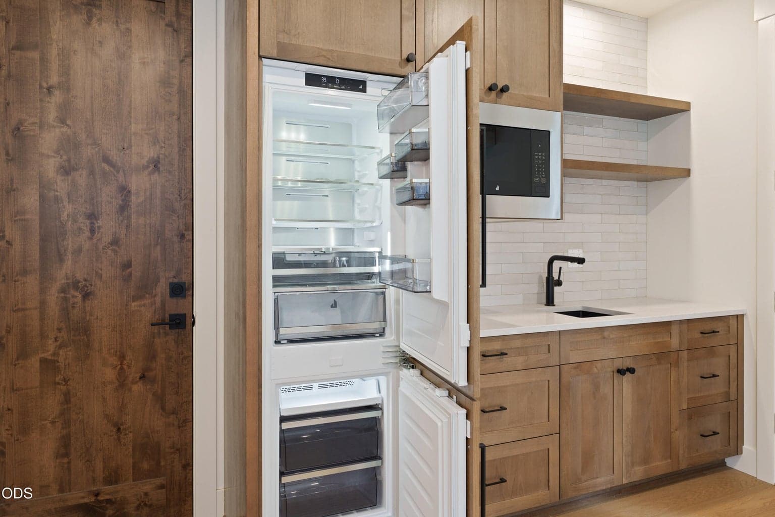 Lock off ADU Kitchenette with built-in fridge