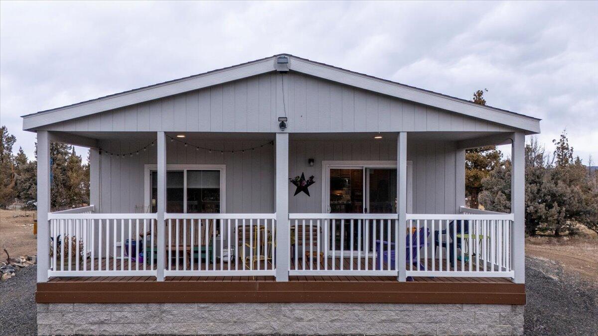 Covered front porch