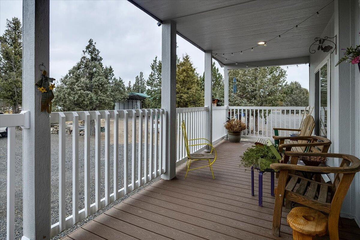 Covered front porch