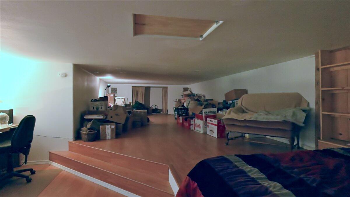 Loft area in shop