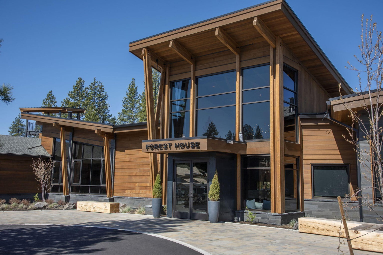 Forest House for dining and recreation