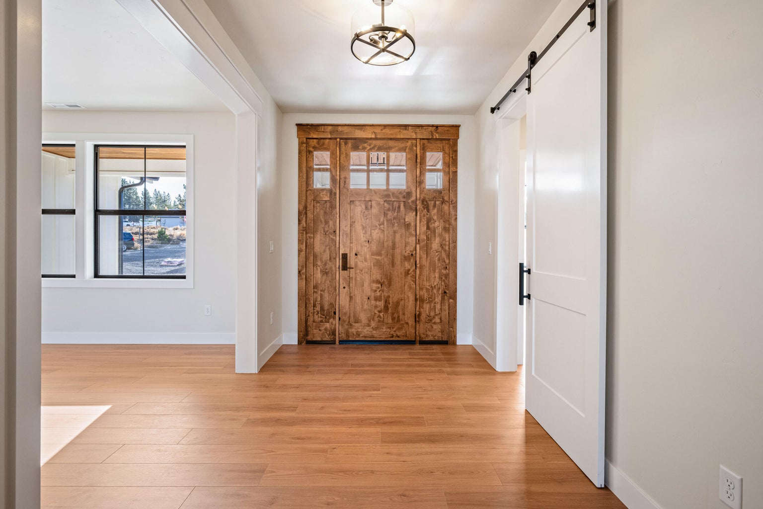Front Entrance 8' Knotty Alder Door