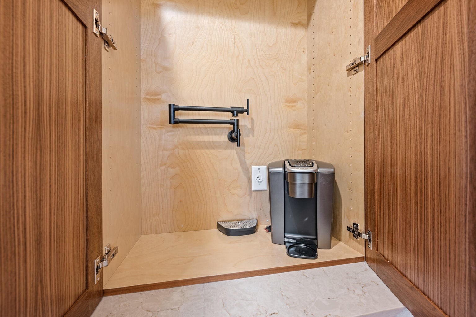 Coffee/Tea Station in Primary Bathroom
