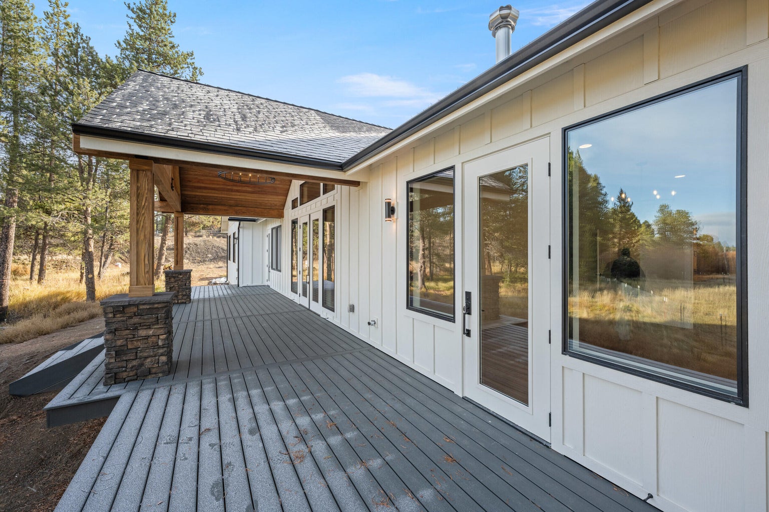 Covered Back Deck