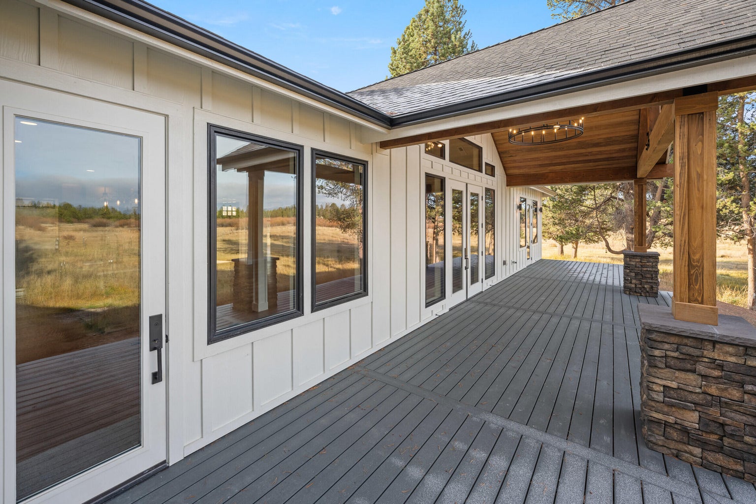 Covered Back Deck