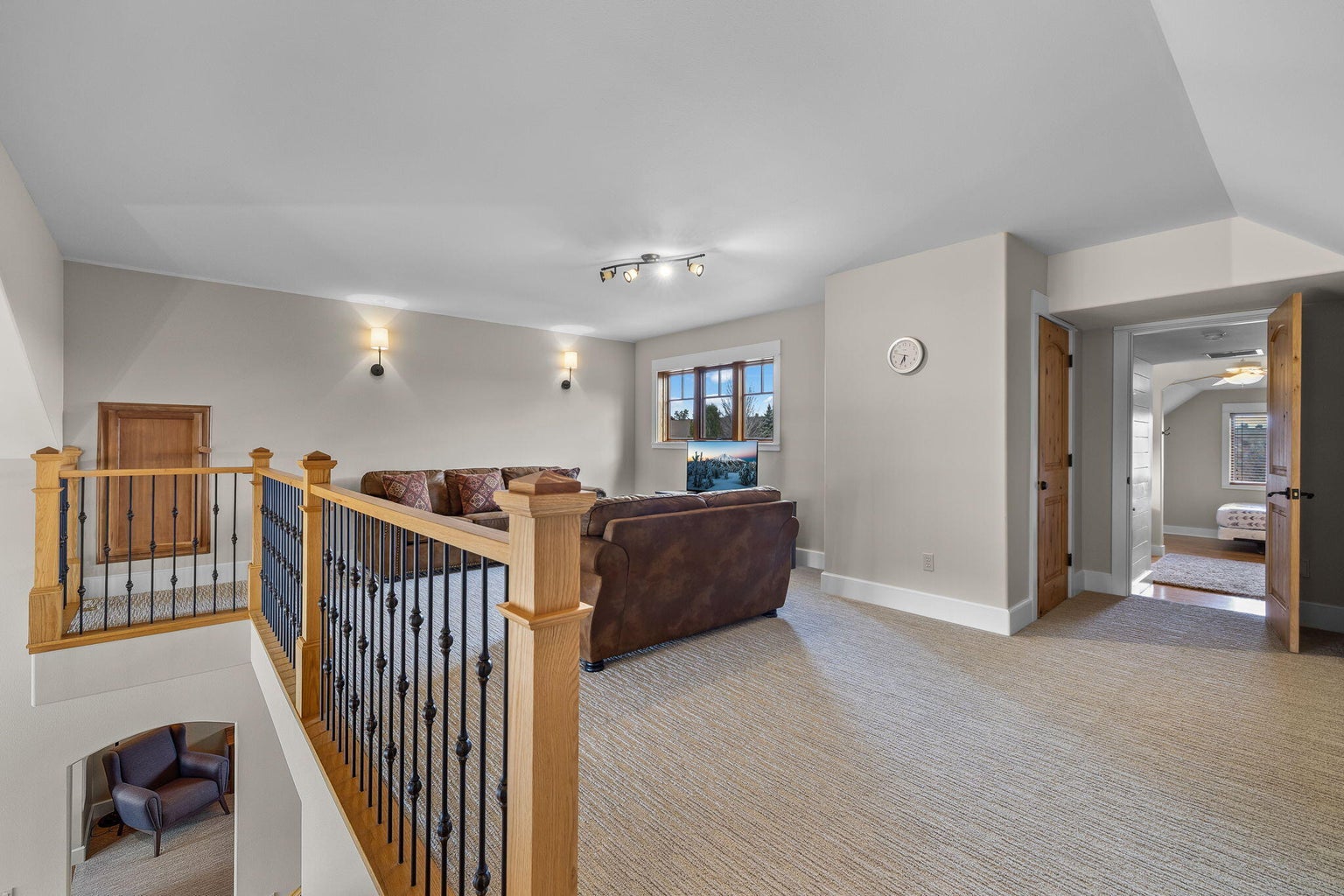 Leads to storage in attic, closet and Bunkroom. TONS of flexible space for your hobbies.