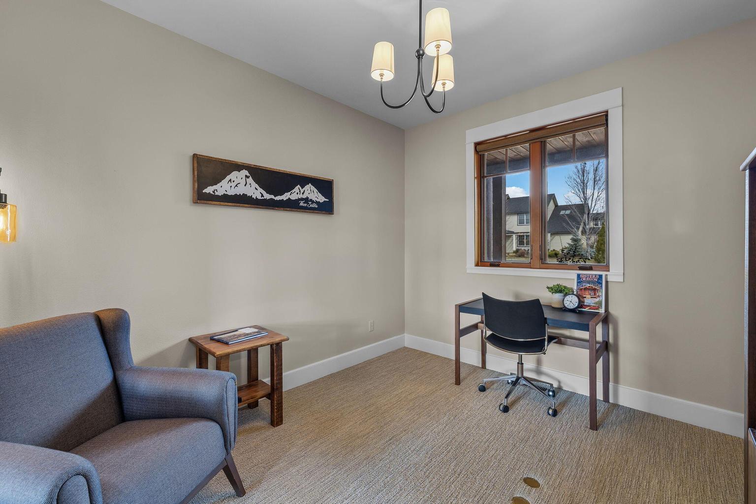 Originally a formal dining room, this versatile space can easily adapt to your lifestyle.