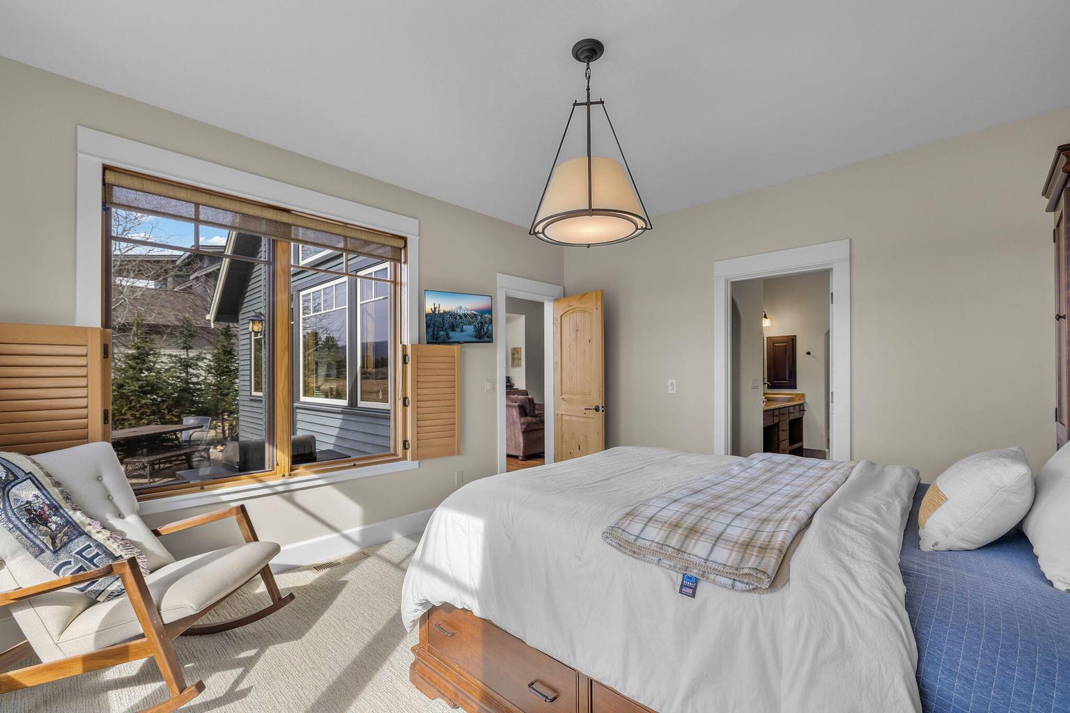 A retreat worthy of sleeping in or reading a good book!