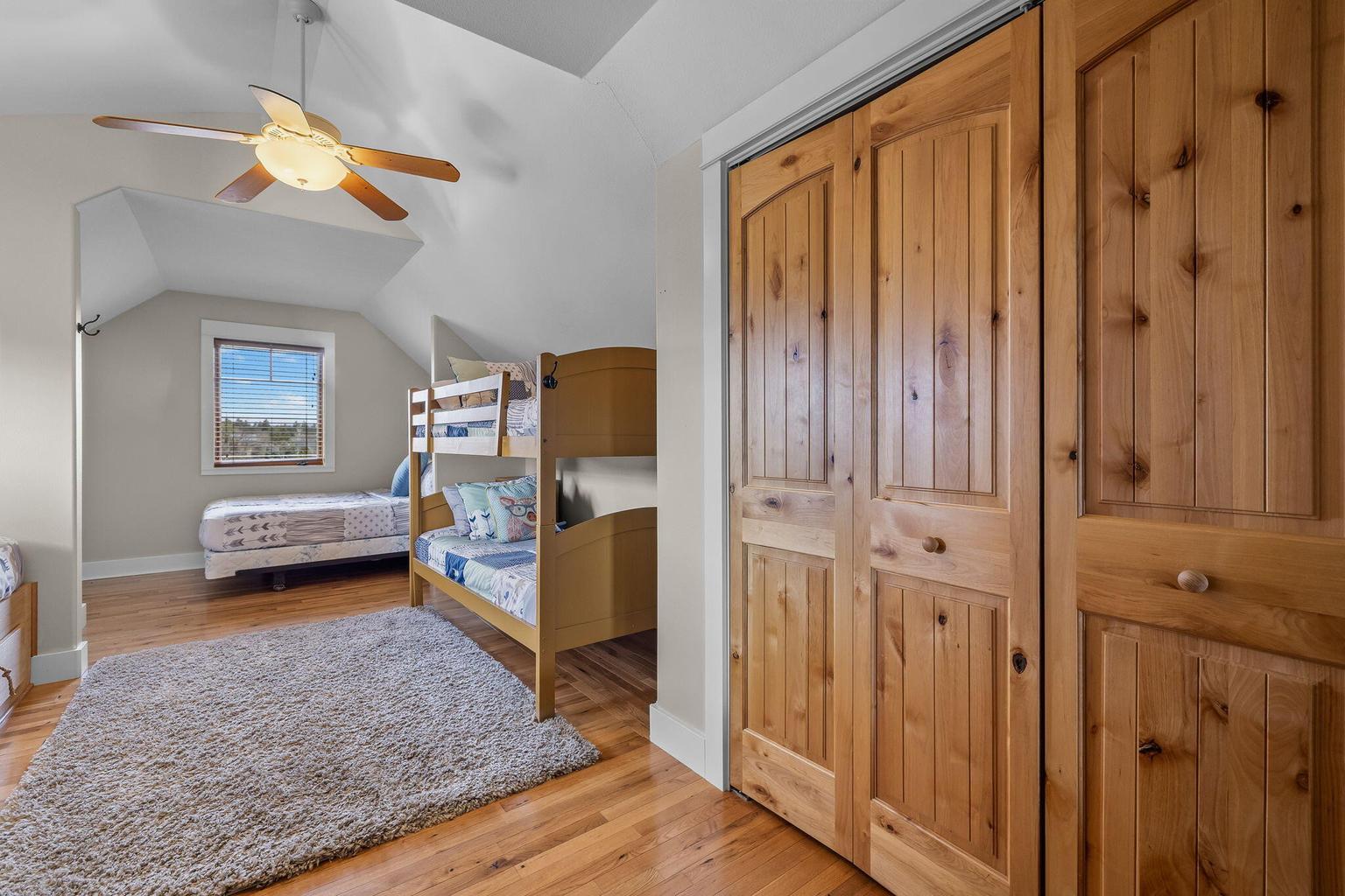 Oversized closet big enough for everyone's stuff!