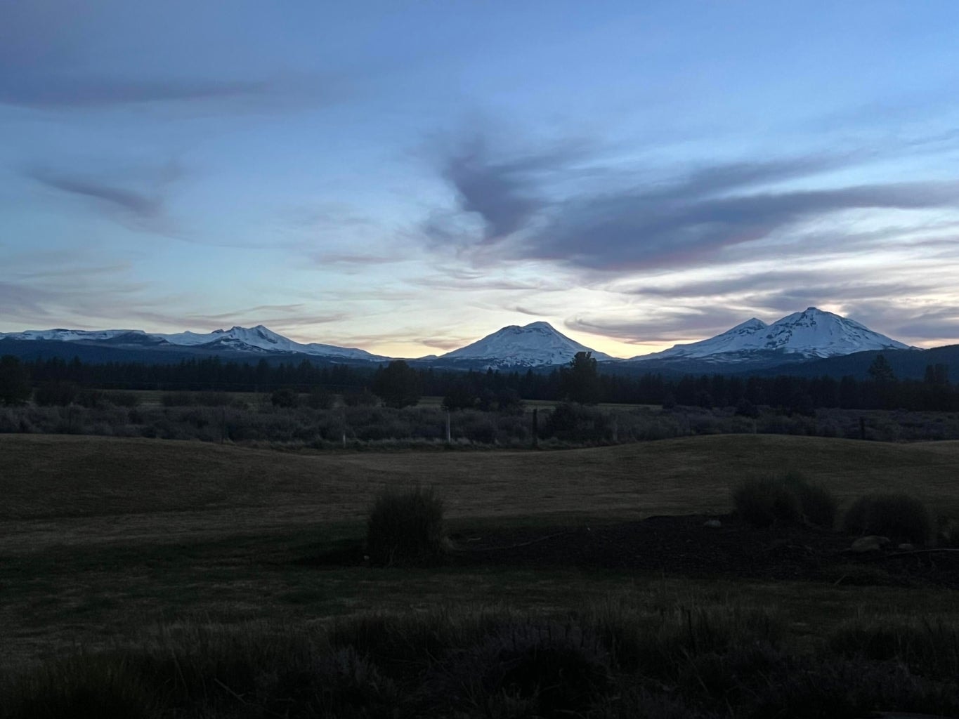 … from the back patio!
