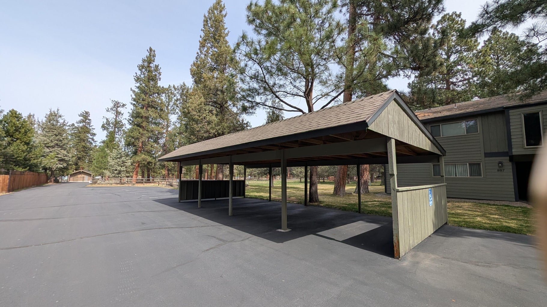 Assigned Carport Parking Spots and Open Parking for Guests