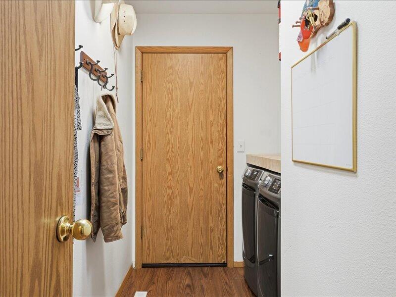 laundry to garage
