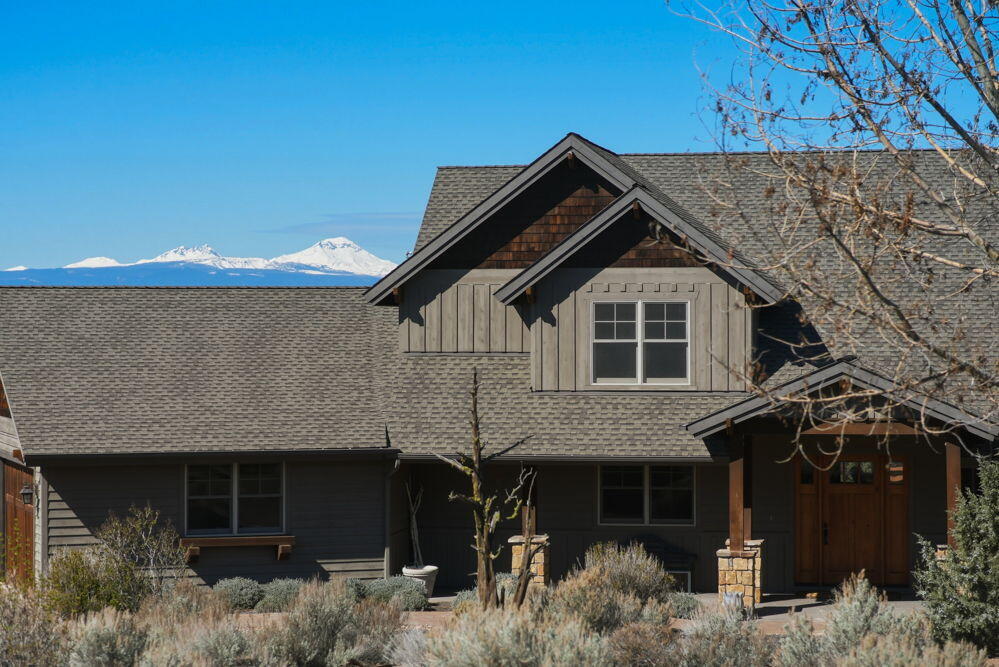 Mountain views frame this home on a quiet cul-de-sac
