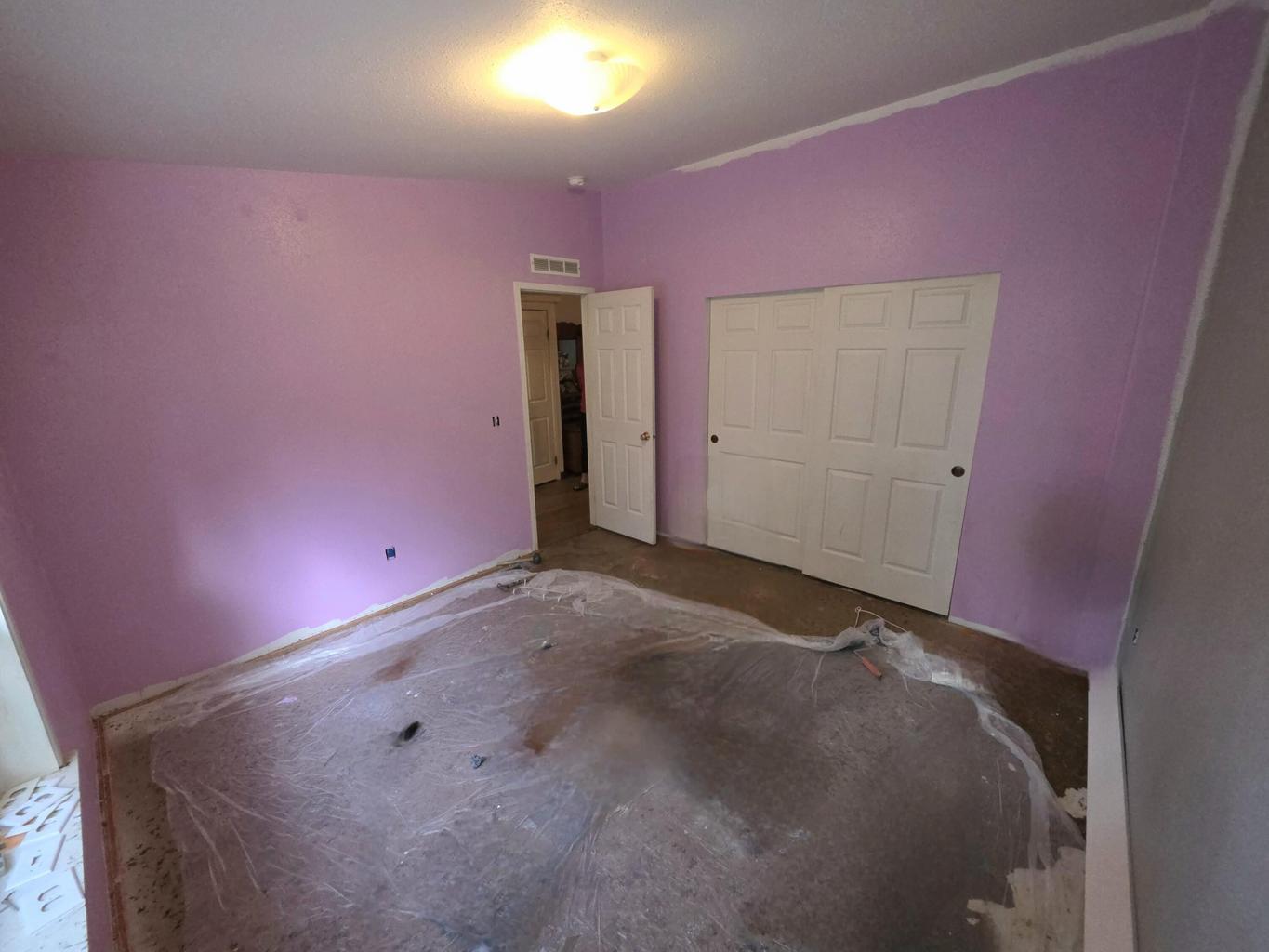 Bedroom 2. Carpet coming