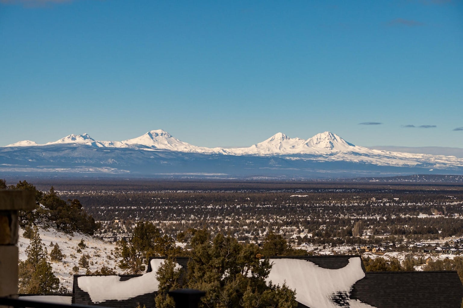 The sisters mountains.