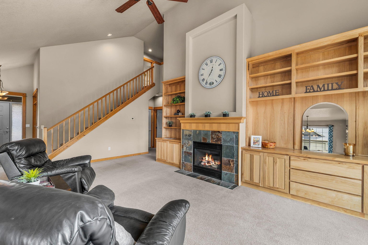 Space for up to a 70 inch TV